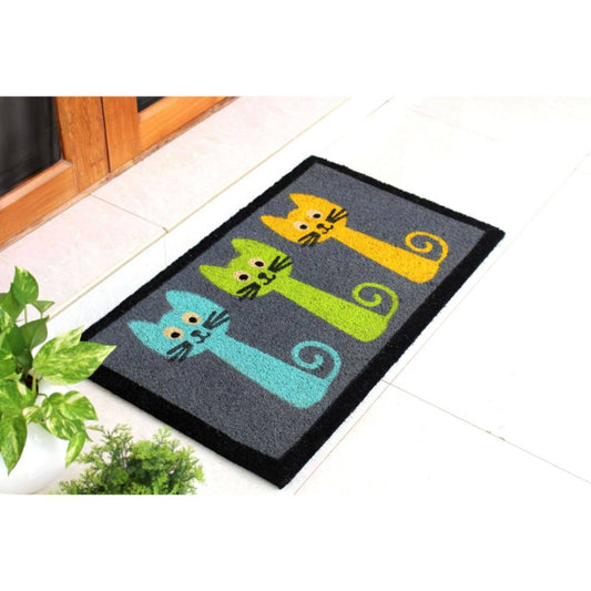 Cat Doormat, Cat lover doormat, Housewarming Gift, Cat Mom Gift, Spring and Summer Doormat, Cheerful doormat, Cat Lover Gift