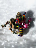 hand-crocheted mouse cat toys, earth conscious cat toy, earth day, pride month, rainbow mouse cat toy, cat mom gift, cat lover gift, 