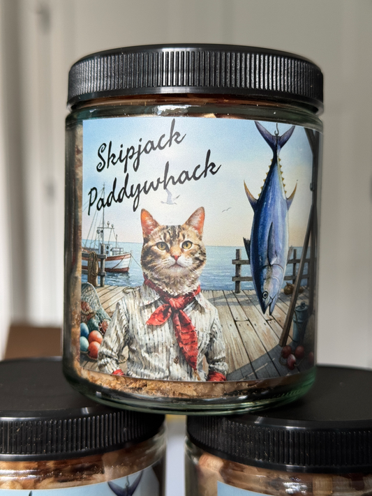 Skipjack Paddywhack - 100% Pure Bonito Flakes - High Protein Treat or Food Topper